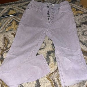 Free people, purple corduroy jeans